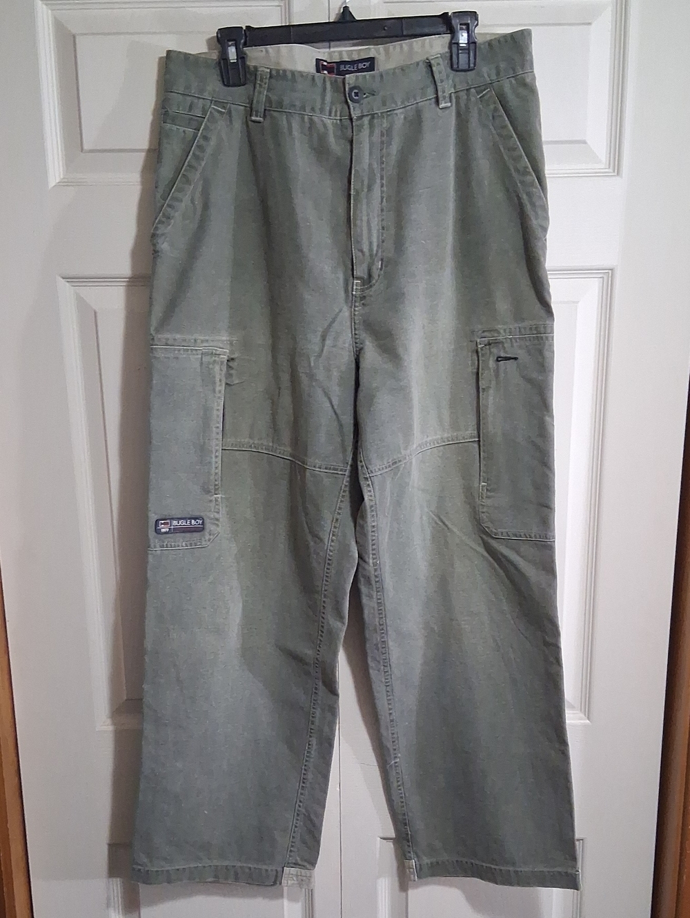 Vintage Bugle Boy Cargo Jeans Pants 80's 90's Y2K - Men's 34x30